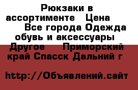 Рюкзаки в ассортименте › Цена ­ 3 500 - Все города Одежда, обувь и аксессуары » Другое   . Приморский край,Спасск-Дальний г.